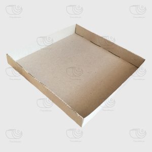 Single-press cardboard tray made of German cardboard