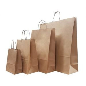 paper bag with strap